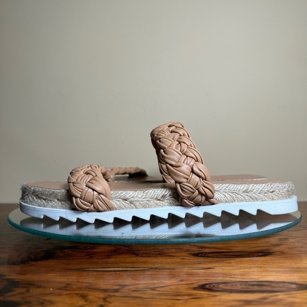 Marc Fisher Jaimee Espadrille Slide Sandal - Brow… - image 3